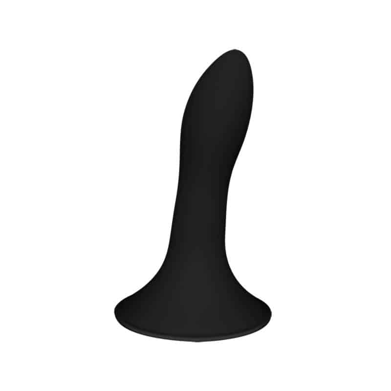 Dildo-Hitsens-Dual-Density-S05-Black Dildo Hitsens 5 Dual Density Black - Image 1