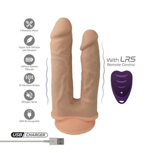 Double Penetrant Dildo 2 Motors 10 Remote Control - Image 9