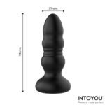 Krax Butt Plug with Vibration, Thrusting, Led Light and Remote - Image 8