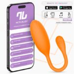 Logan Vibrating Egg with App Unibody Silicone Orange - Image 10