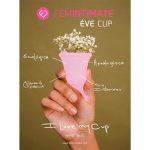 Menstrual Cup Eve Size L Silicone Pink - Image 3