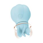 Stimulator Caress Vibration and Rotation Light Blue