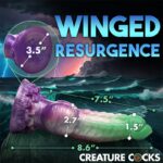 Aqua Phoenix Silicone Dildo - Image 17