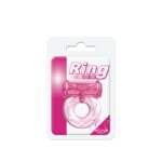 Baile Vibrating Cock Ring with Condom Pink - Image 11
