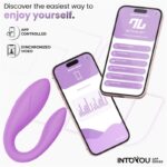Couple Toy with App Flexible Silicone Lavender - Image 12
