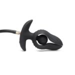 Dark Pearl Inflatable Vibrating Butt Plug with Remote - Image 11