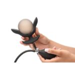 Dark Pearl Inflatable Vibrating Butt Plug with Remote - Image 3