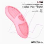 Laia Heated Finger Vibrator and App Pink - Image 7