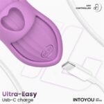 Laia Heated Finger Vibrator with App Lavender - Image 10