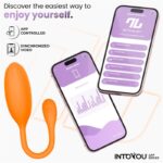Logan Vibrating Egg with App Unibody Silicone Orange - Image 13