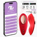 Panty Vibrator with App Silicone Red - Image 11
