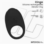 Ringo Vibrating Ring with App Unibody Black - Image 3