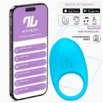 Ringo Vibrating Ring with App Unibody Blue - Image 11