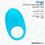 Ringo Vibrating Ring with App Unibody Blue - Image 12