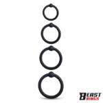 Set of 4 Penis Rings Silicone S, M, L and XL - Image 2