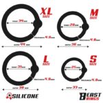 Set of 4 Penis Rings Silicone S, M, L and XL - Image 4