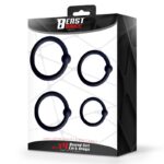 Set of 4 Penis Rings Silicone S, M, L and XL - Image 5