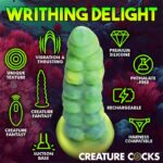 Squirmer Thrusting and Vibrating Dildo with Remote Silicone - Image 15