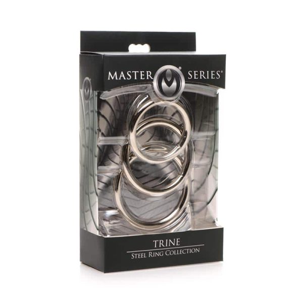 Trine Set of 3 Steel C-Ring - Image 2