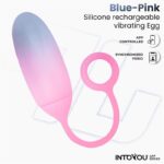 Vibrating Egg Double Layer Silicone with APP Blue/Pink - Image 13