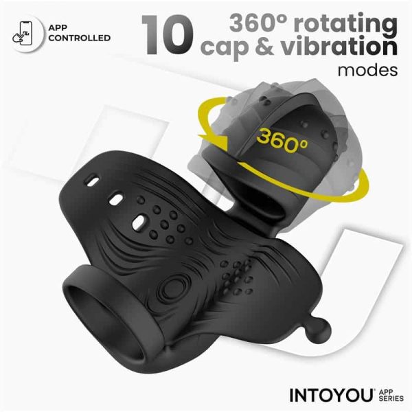 Zonte Rotating Cap Vibrating Masturbator with App - Image 2