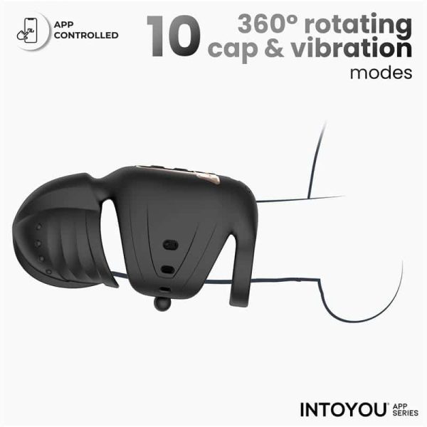 Zonte Rotating Cap Vibrating Masturbator with App - Image 4