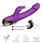360º Rotation Rabbit Vibrator Purple - Image 11
