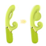 Inflatable Rabbit Vibrator Green - Image 3