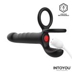 Magnor Dildo with Double Ring and Balls Stimulator - Image 3