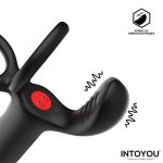 Magnor Dildo with Double Ring and Balls Stimulator - Image 5