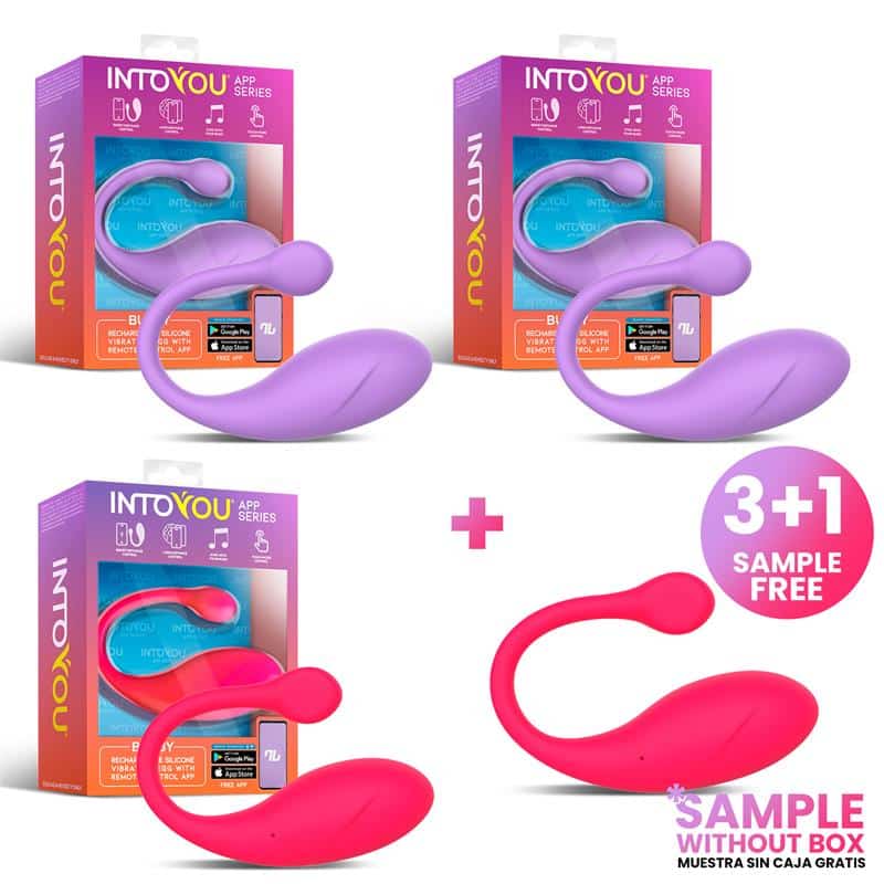 Pack-31-Bulby-Egg-Vibrator-with-APP Pack 3+1 Bulby Egg Vibrator with APP - Image 1