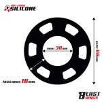 Penis Ring Liquid Silicone 30 mm - Image 2