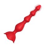 Vibrating Anal Beads with Rose Base