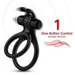 Vibrating bunny Penis ring - Image 5