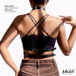 Elva Vegan Leather Chest Harness One size - Image 6