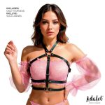 Elva Vegan Leather Chest Harness One size - Image 5