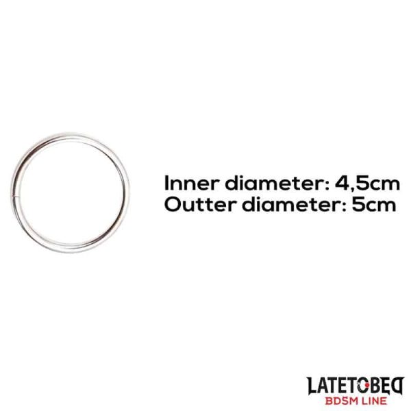 Metall Cock Ring Diam. int. 4 cm Diam. ext. 4.8 cm - Bild 4