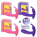 Pack 3+1 Wingy Butterfly Vibrator with App