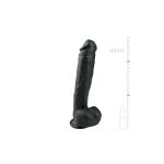Realistic Dildo Black 26.5 cm - Image 4