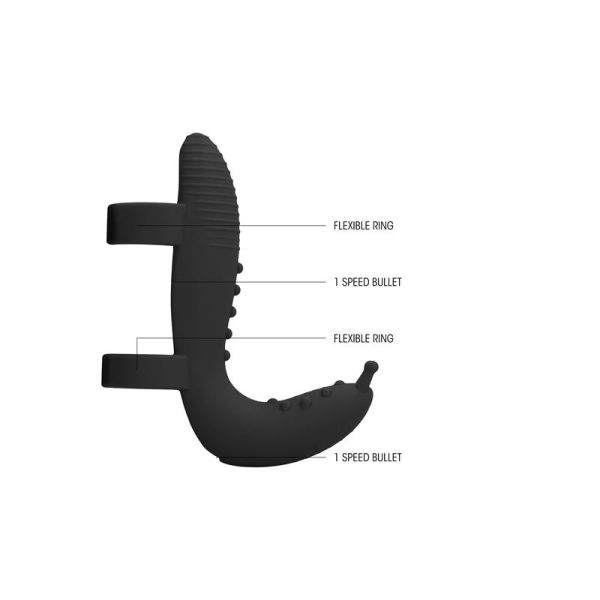 Vibrator Extension Set Eliott Black - Image 4