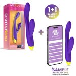 Pack 1+1 Lyra G-Spot Rabbit Vibrator with App Purple