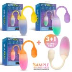 Pack 3+1 NexEgg Vibe Vibrating Egg Double Layer Silicone App - Image 2