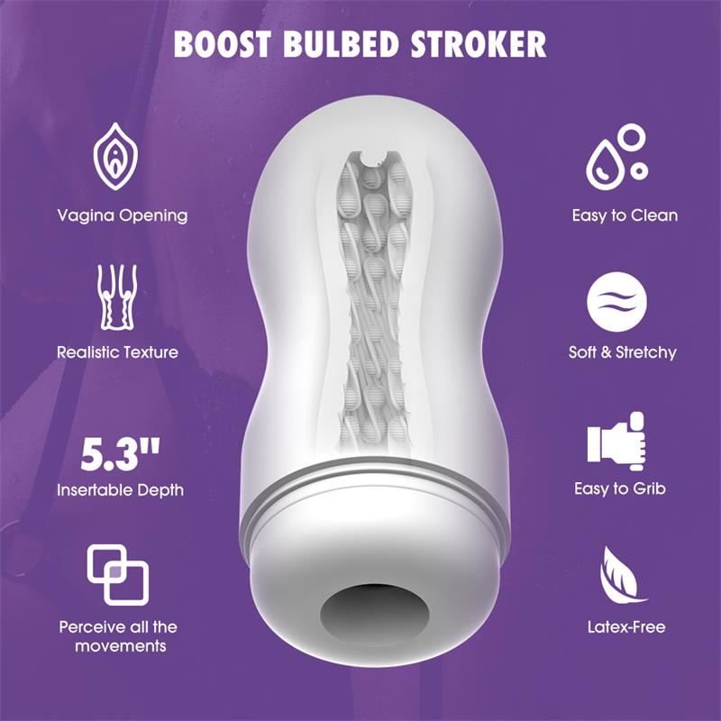 Boost-Bulbed-Masturbator-Vagina Boost Bulbed Masturbator - Image 1