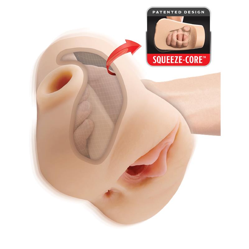Double-Pounder-Vibrating-Squeeze-Stroker Double Pounder Vibrating Squeeze Stroker - Image 1