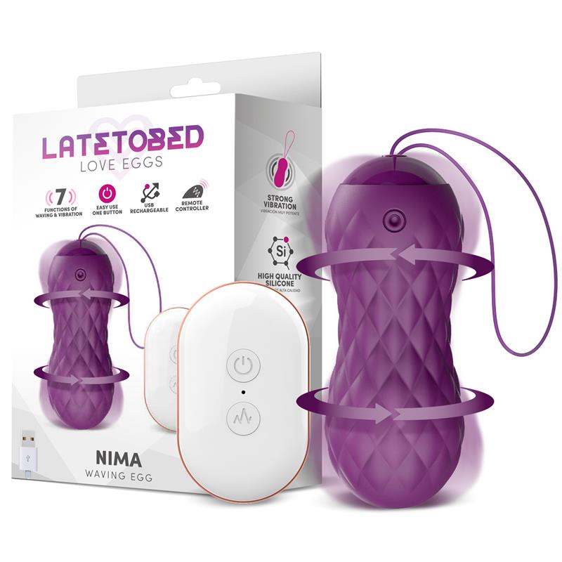 Nima-Vibrating-and-Waving-Egg-Remote-Control-USB-Silicone Nima Vibrating and Waving Egg Remote Control USB Silicone - Image 1