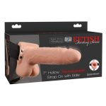 Strap-On with Hollow Dildo with Vibration 7